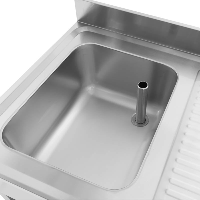 Spültisch Basic 10x7 mit 1 Becken links