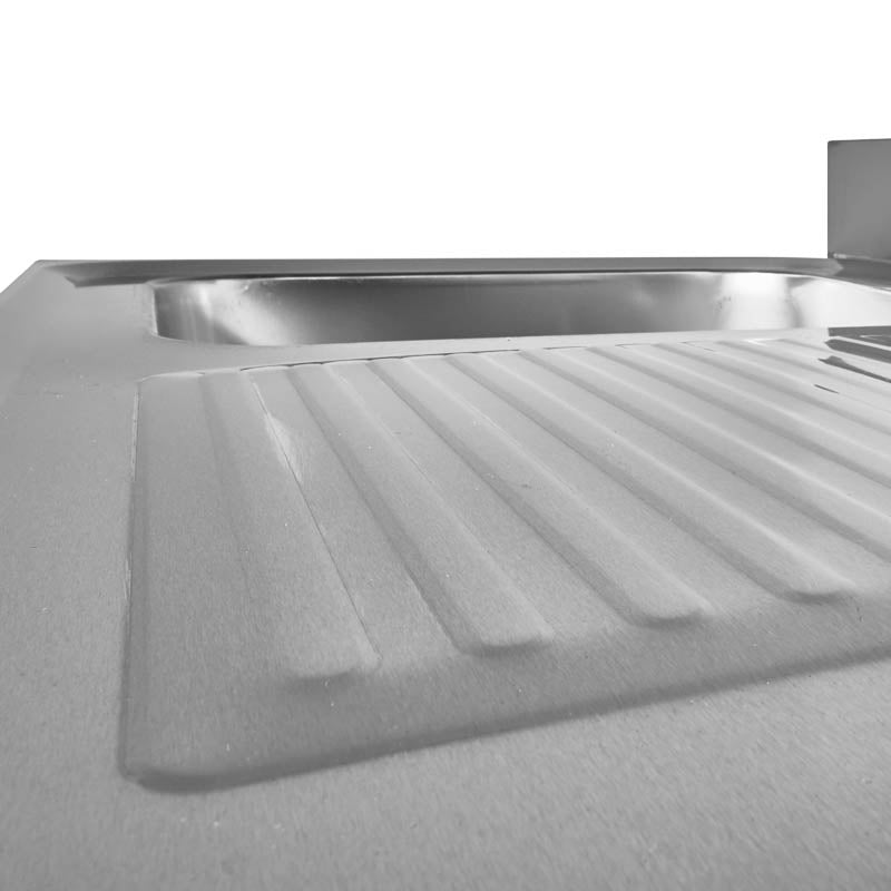 Spültisch Basic 10x7 mit 1 Becken links