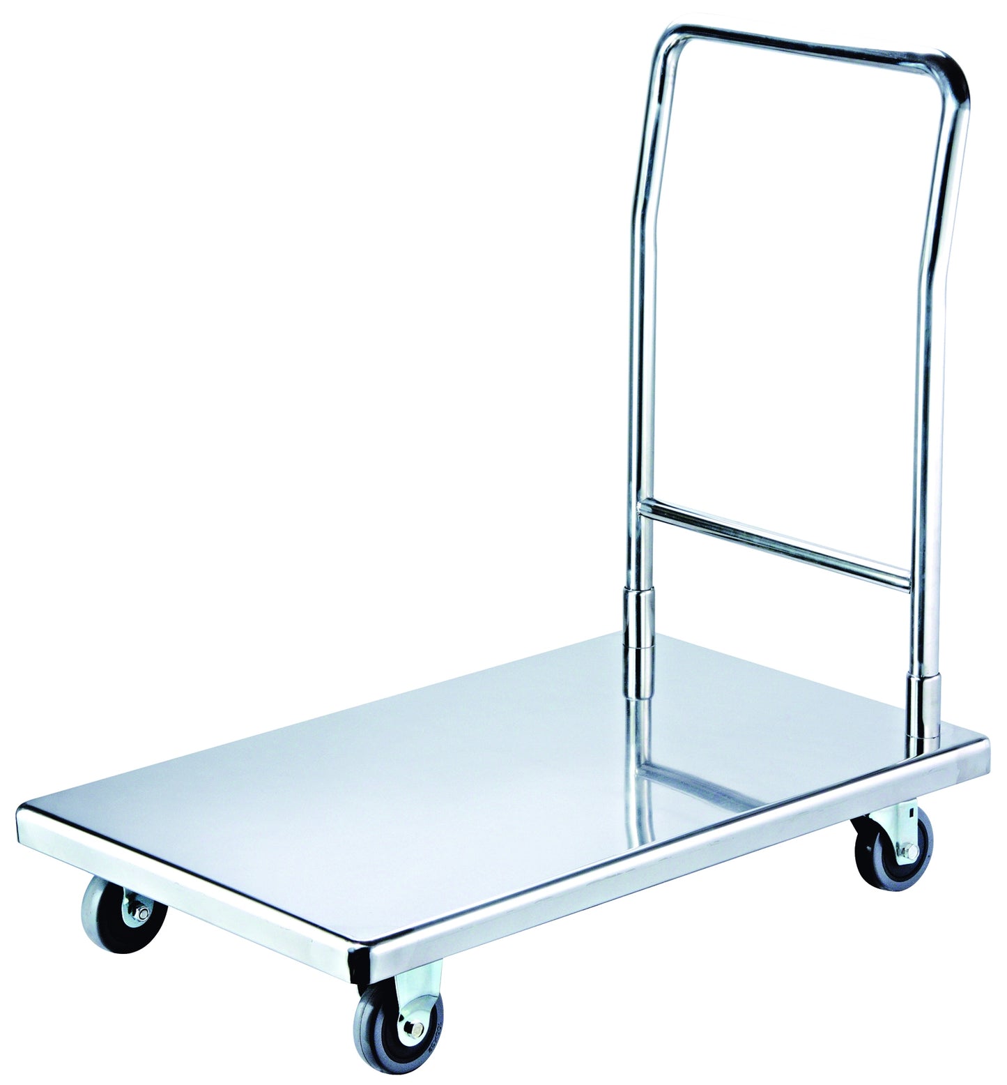 Chariot de transport / chariot à plateforme FT-A, 90 x 55 x 87 cm, capacité de charge jusqu'à 300 kg, acier inoxydable