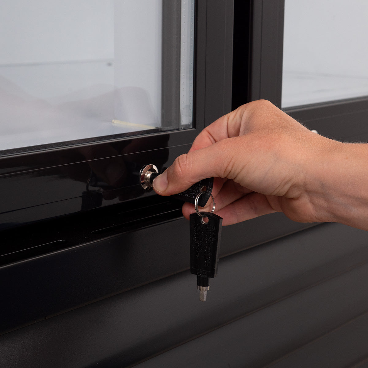 Getränkekühlschrank ECO 1500 mit Klapptüren und Leuchtaufsatz