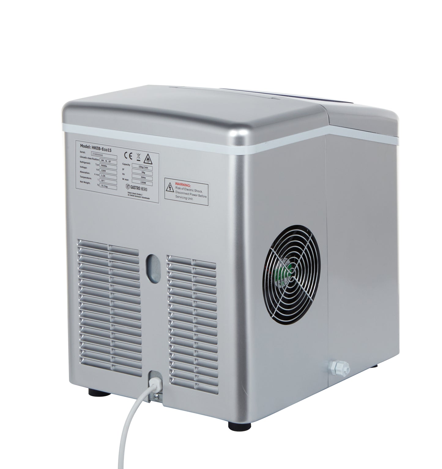 Hohlkegel Eisbereiter Eco 15 kg