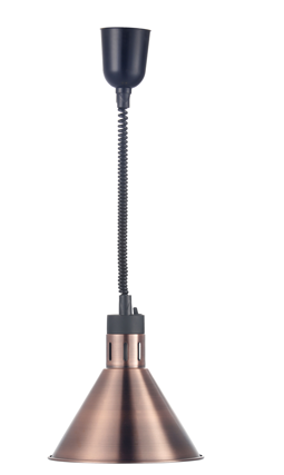 Lampe chauffante réglable en hauteur cuivre