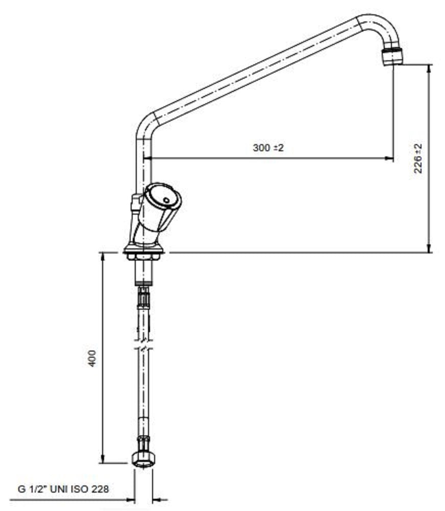 Einloch Mischbatterie Profi 100