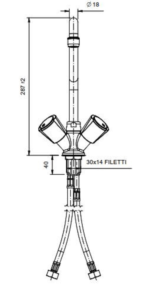 Einloch Mischbatterie Profi 100