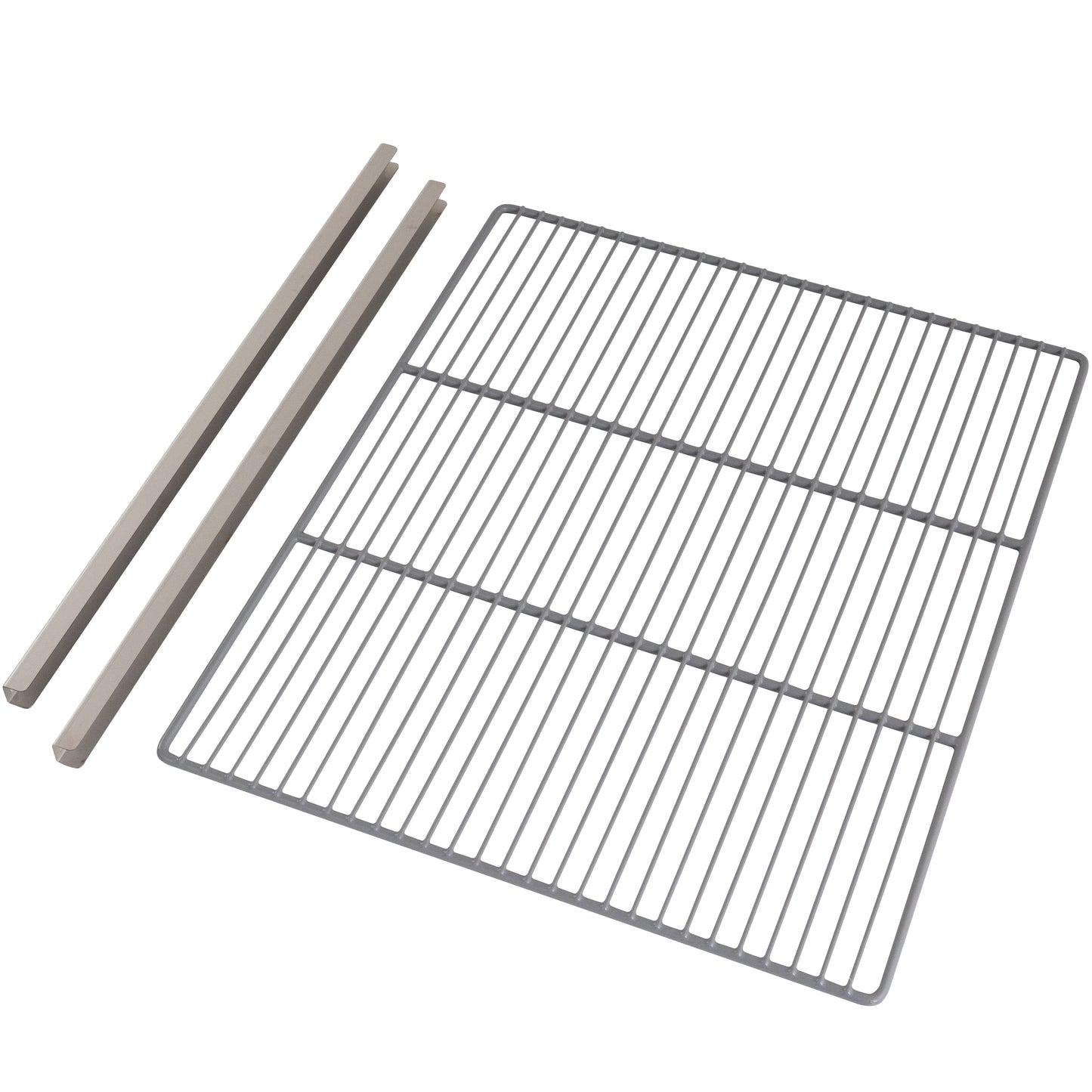 Zwei Schienen und ein Rost als Set für Monoblock-Kühl-/Tiefkühlschrankmodelle