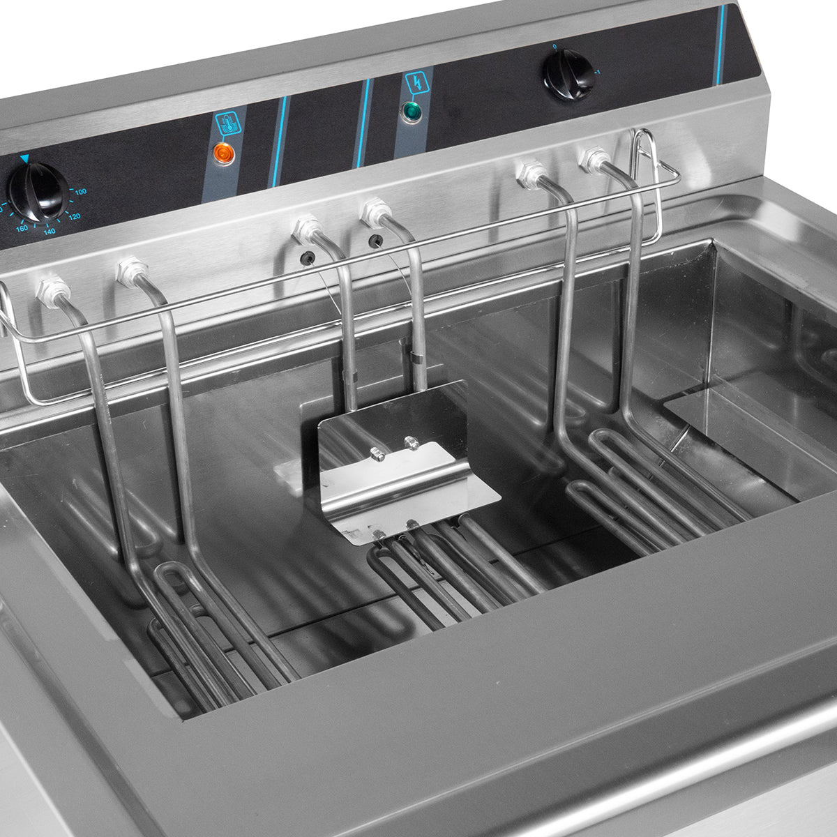 Elektro Backwaren-Fritteuse Profi 20 Liter mit Ablasshahn, 400 V