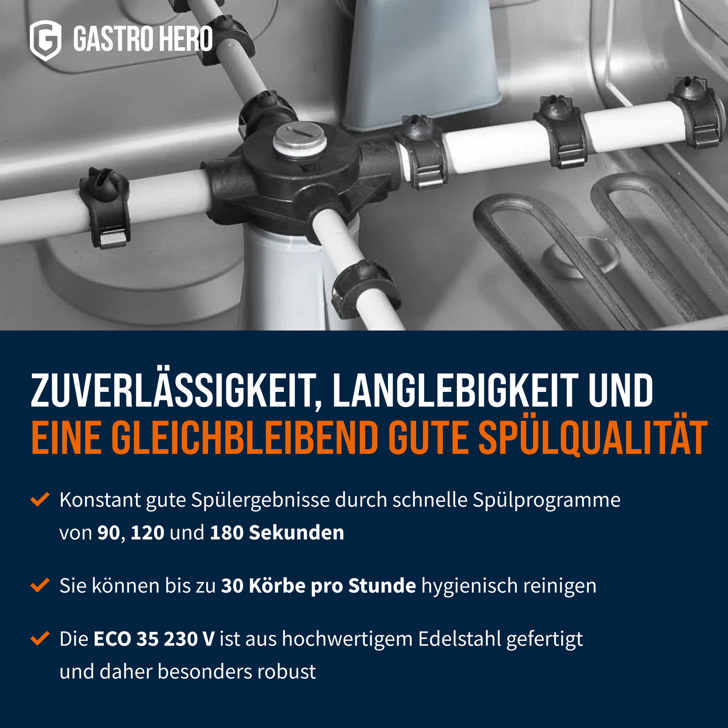 Gläserspülmaschine ECO 35 230 V