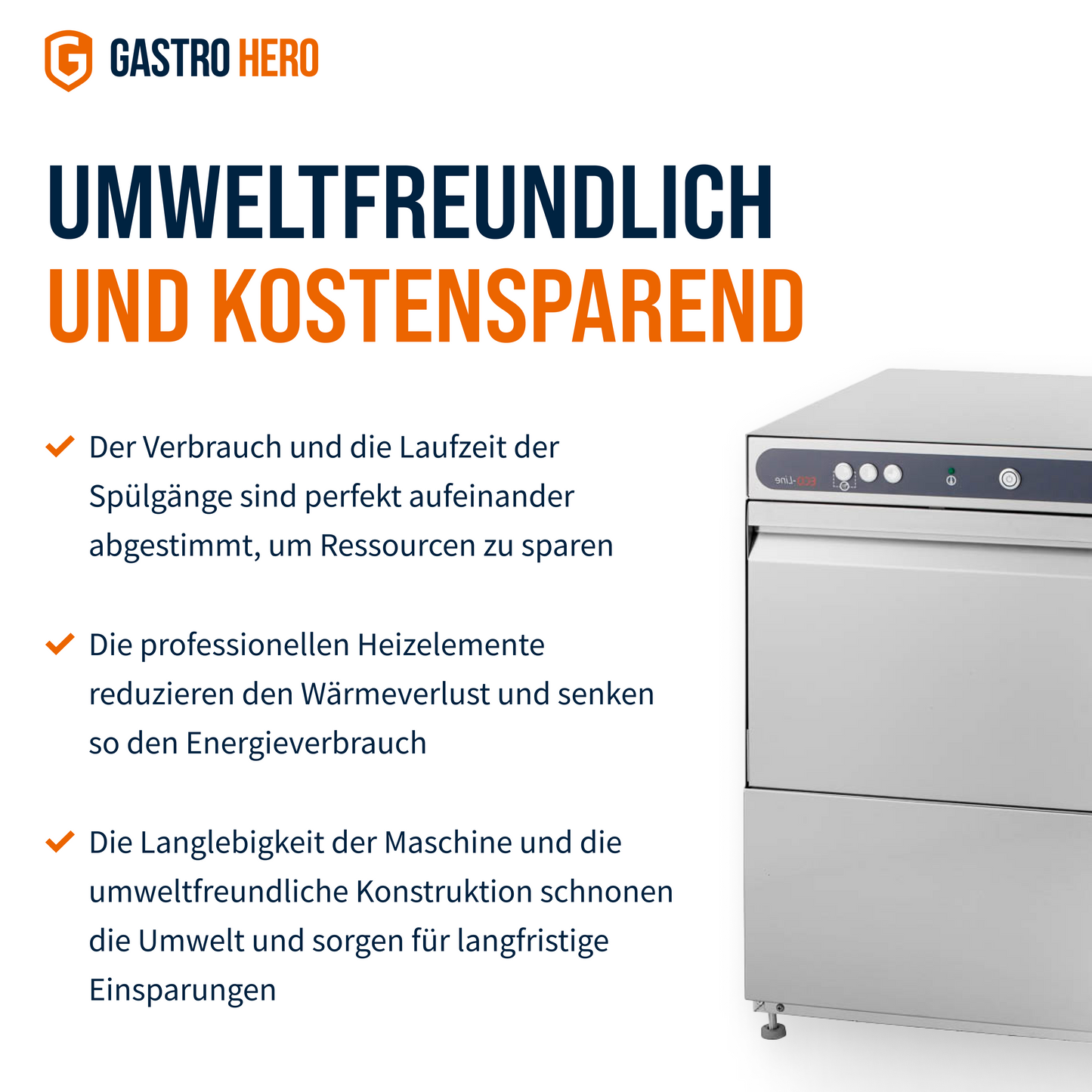 Gläserspülmaschine ECO 35 230 V