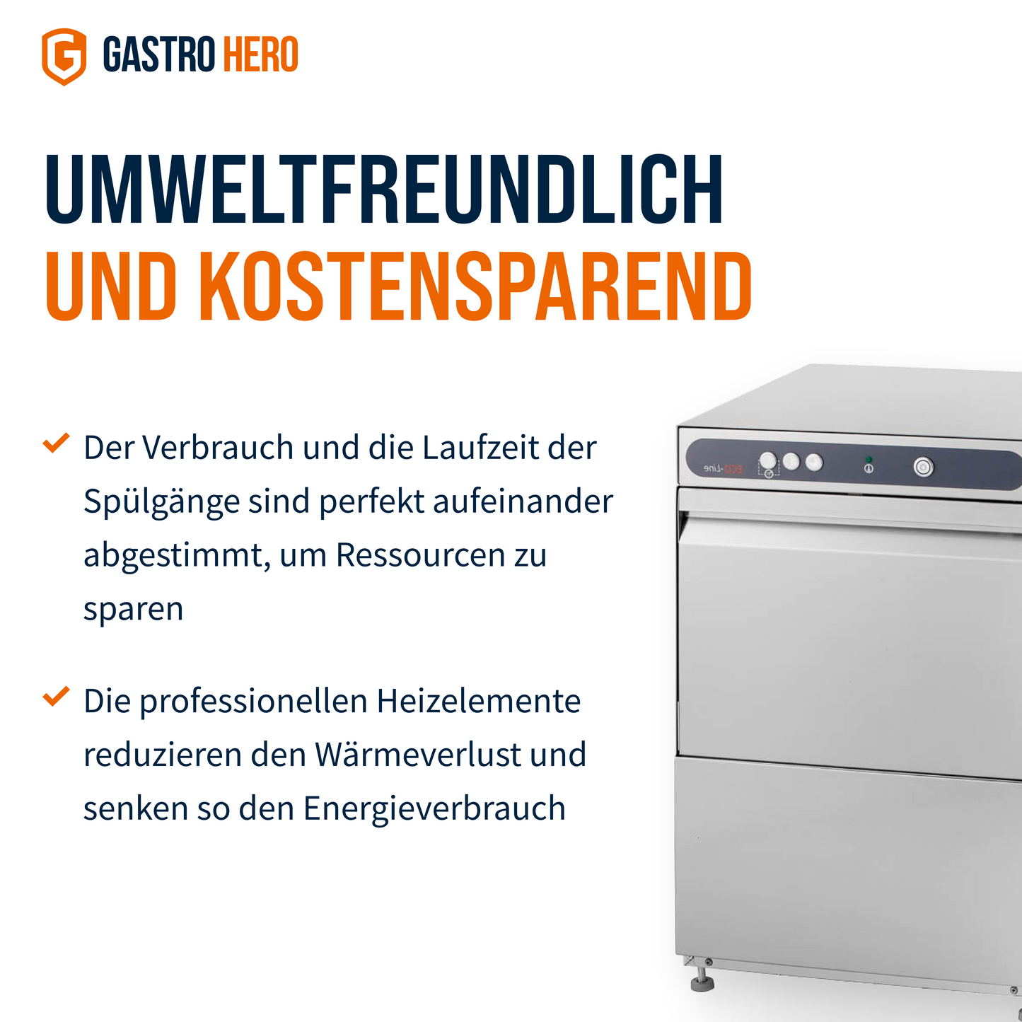 Gläserspülmaschine ECO 40 SL 230 V