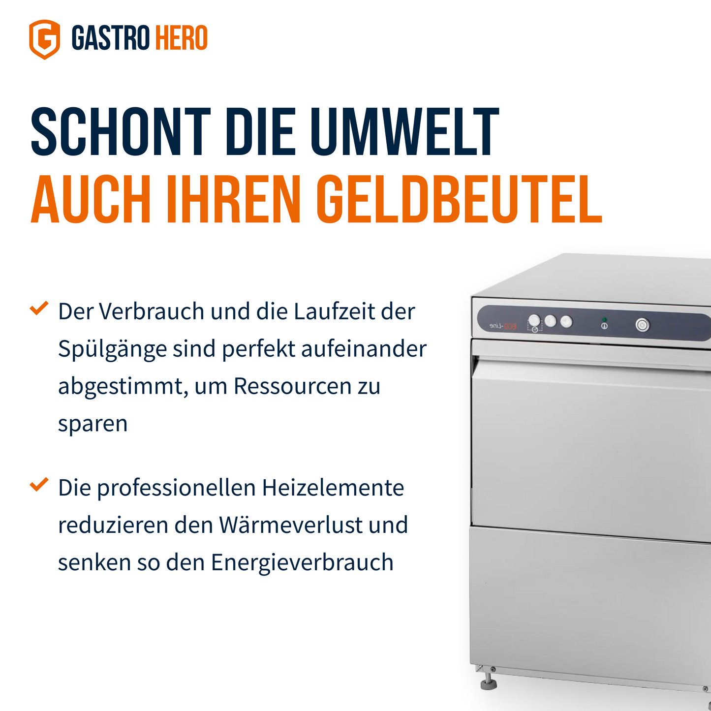 Gläserspülmaschine ECO 40 SLE 230 V