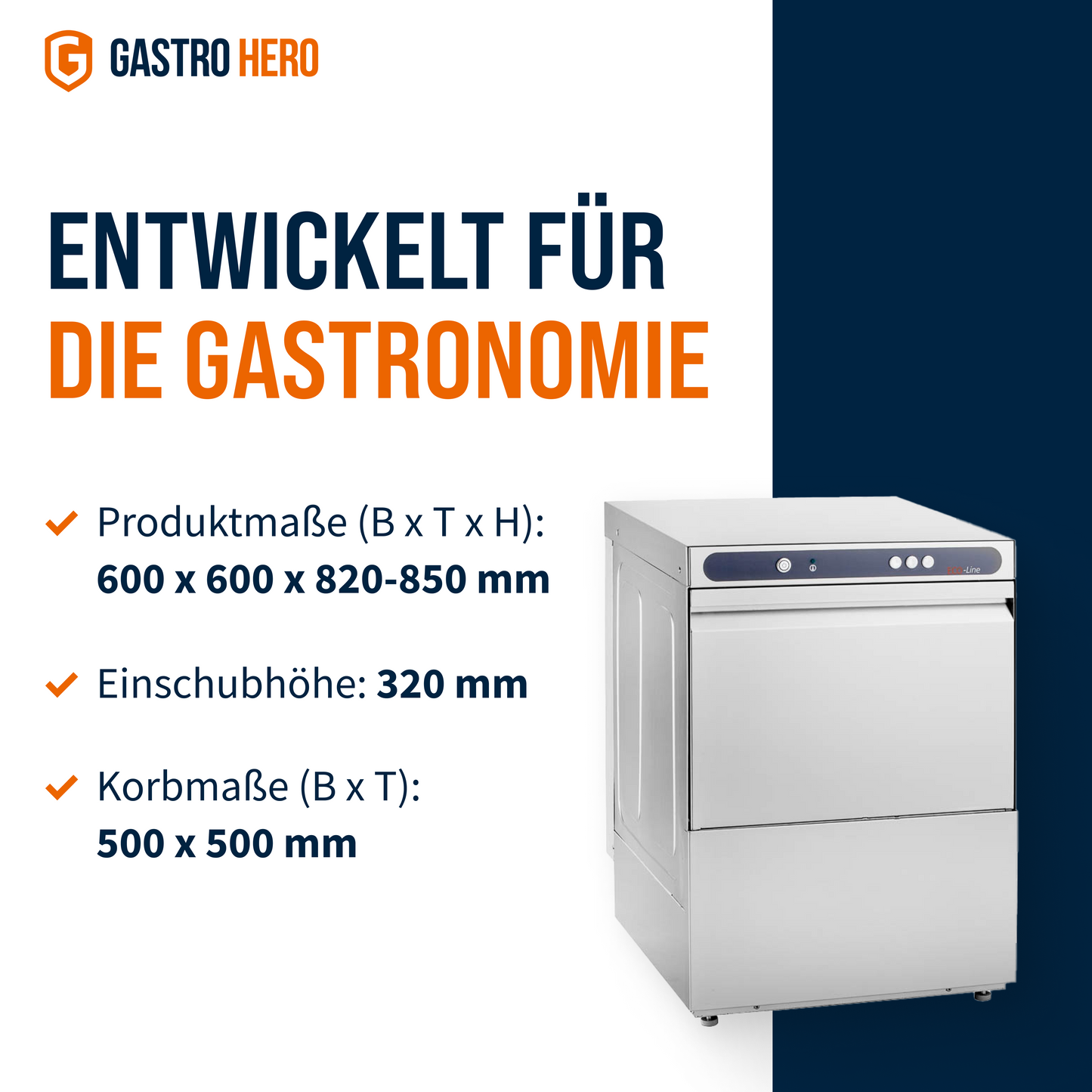 Geschirrspülmaschine ECO 54 SLE 400 V