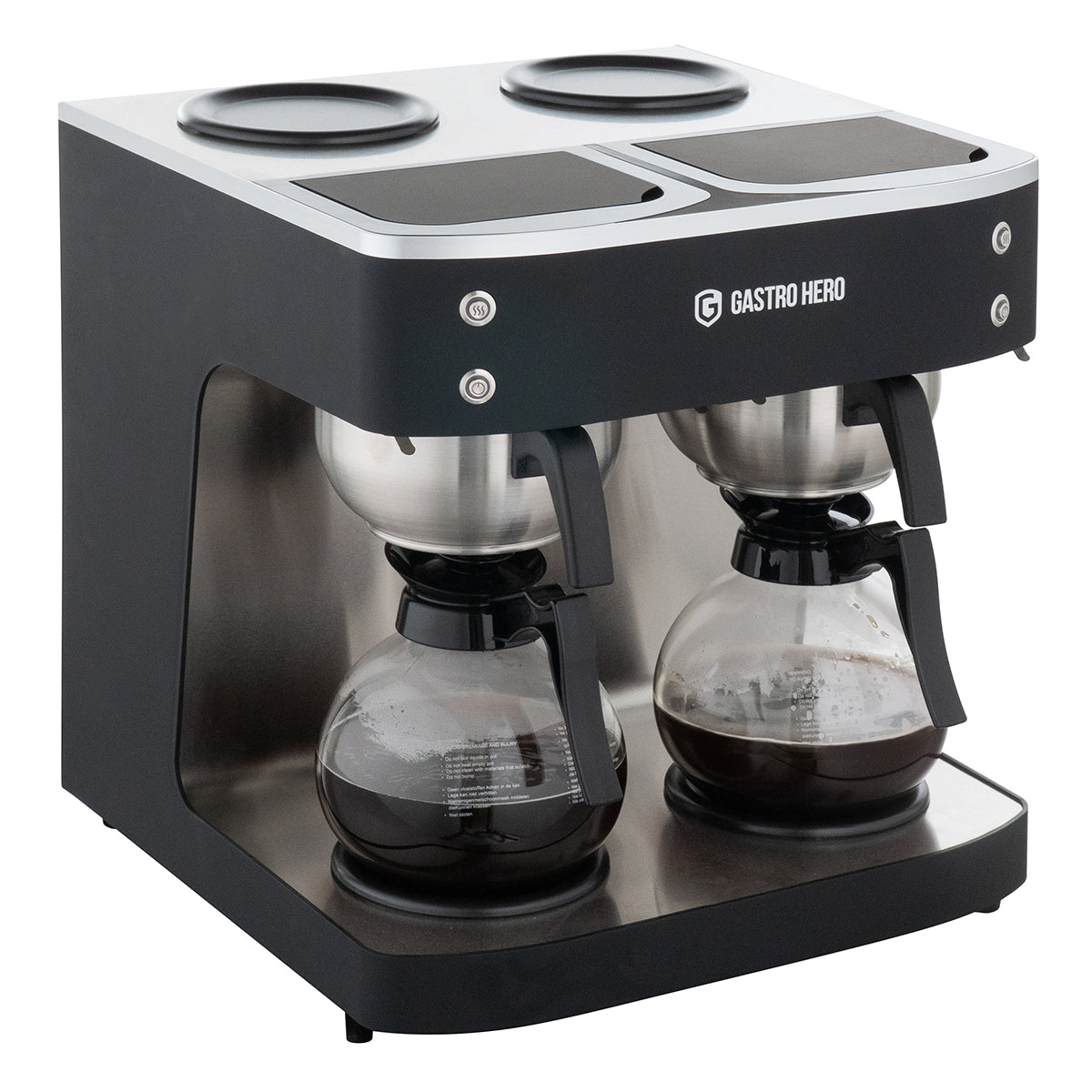 Filterkaffeemaschine ECO 2x 2 Liter schwarz inkl. Glaskanne