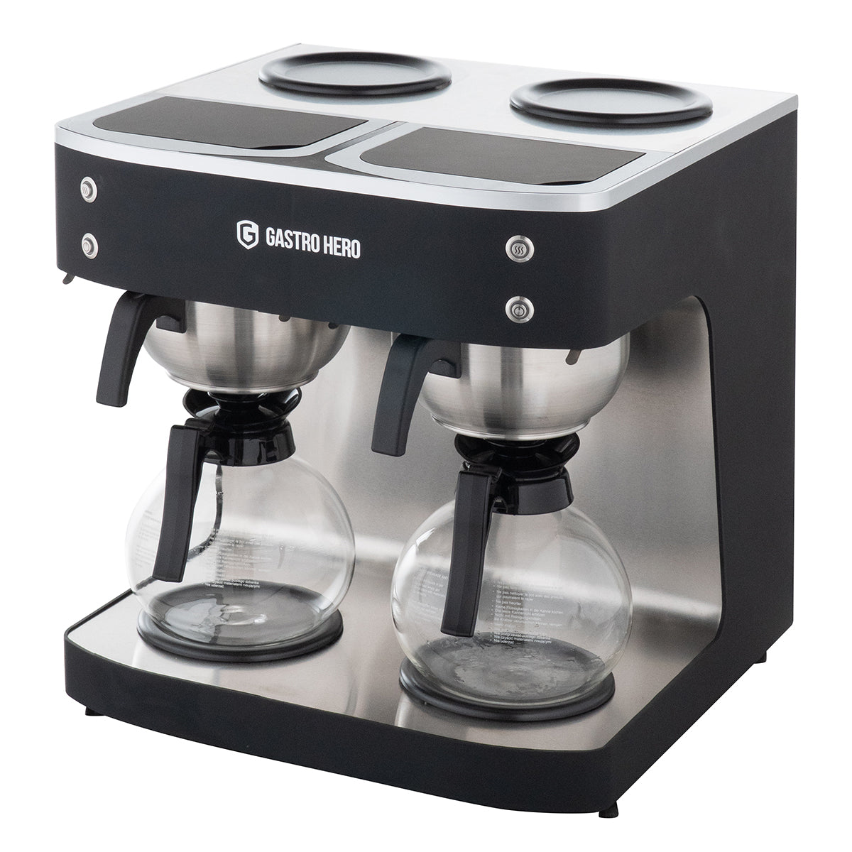 Filterkaffeemaschine ECO 2x 2 Liter schwarz inkl. Glaskanne