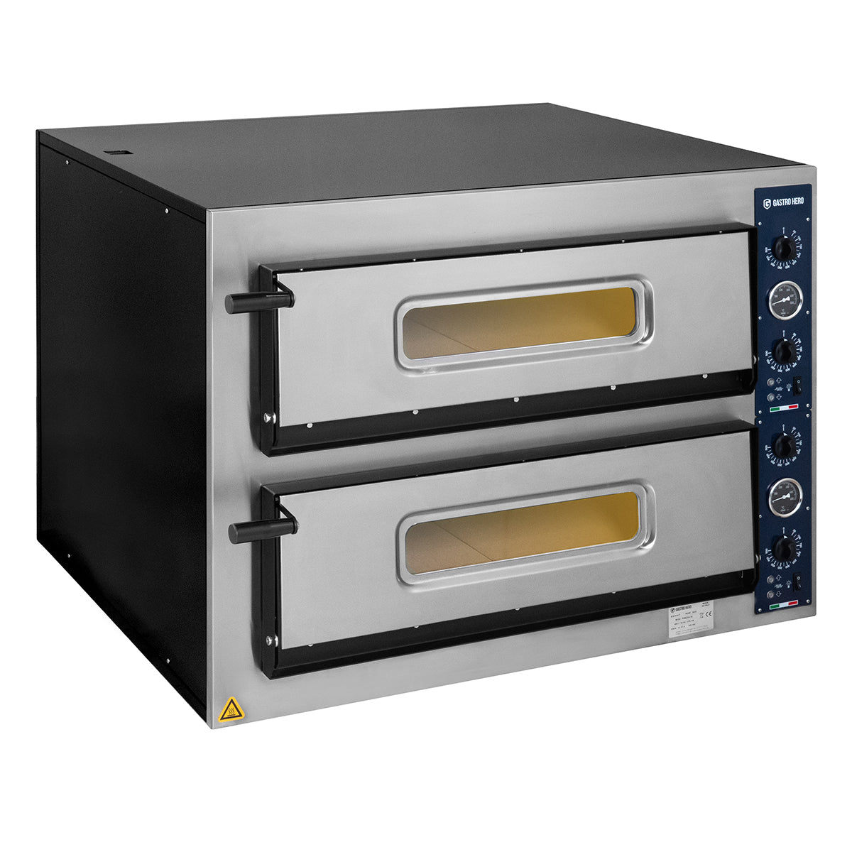 Pizzaofen PROFI 6+6x30 cm