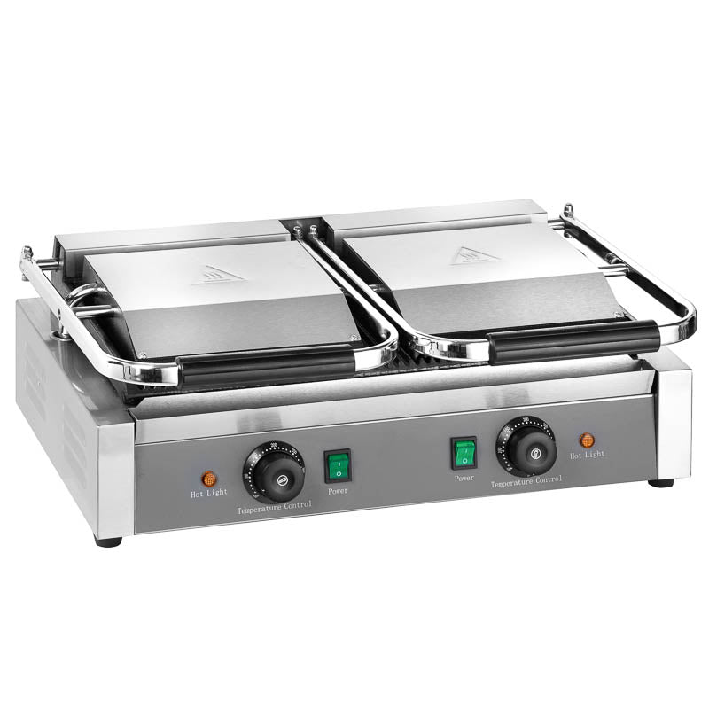 Elektro-Kontaktgrill ECO 2 x 1,8 kW, gerillt