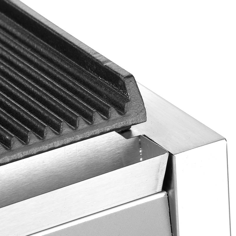 Elektro-Kontaktgrill ECO 2 x 1,8 kW, gerillt