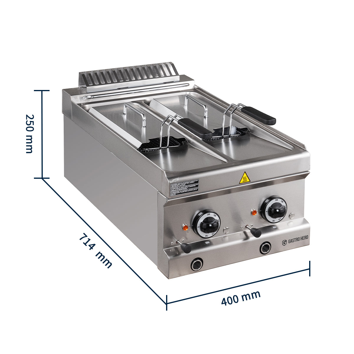 Elektrofritteuse Serie 77 - 40/70 6+6 Liter - Tischgerät