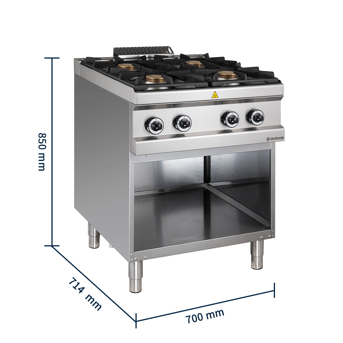 Cuisinière à gaz série 77 - 70/70 28 kW