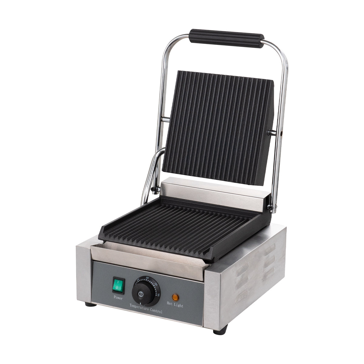 Elektro-Kontaktgrill ECO 1,8 kW, gerillt