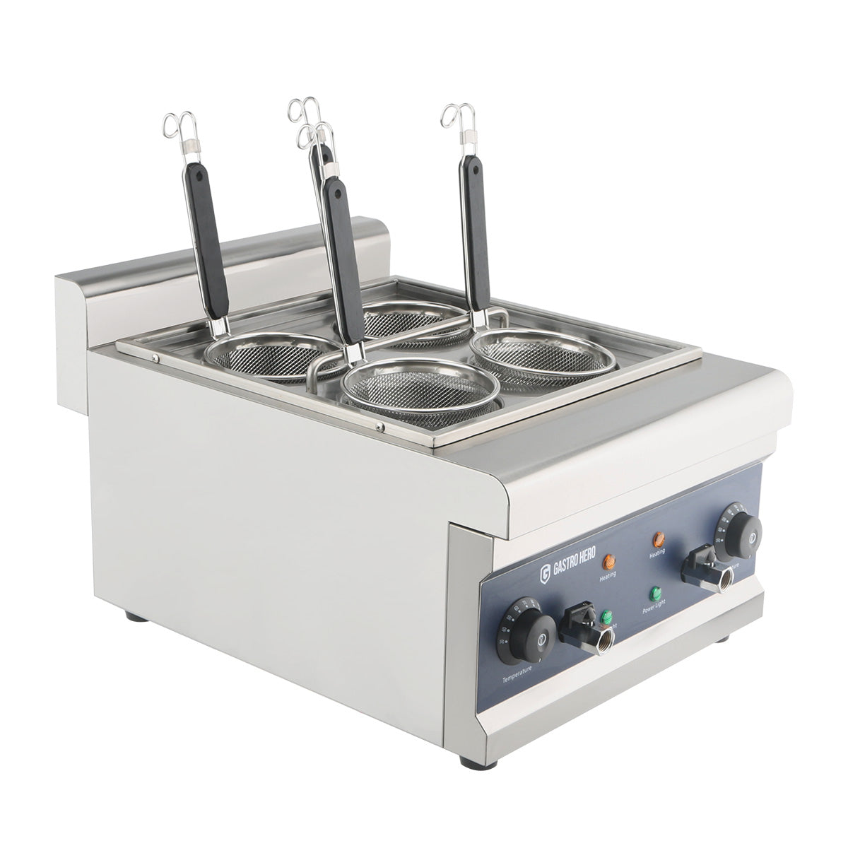 Elektrischer Nudelkocher - 4 Siebe - 16,5l