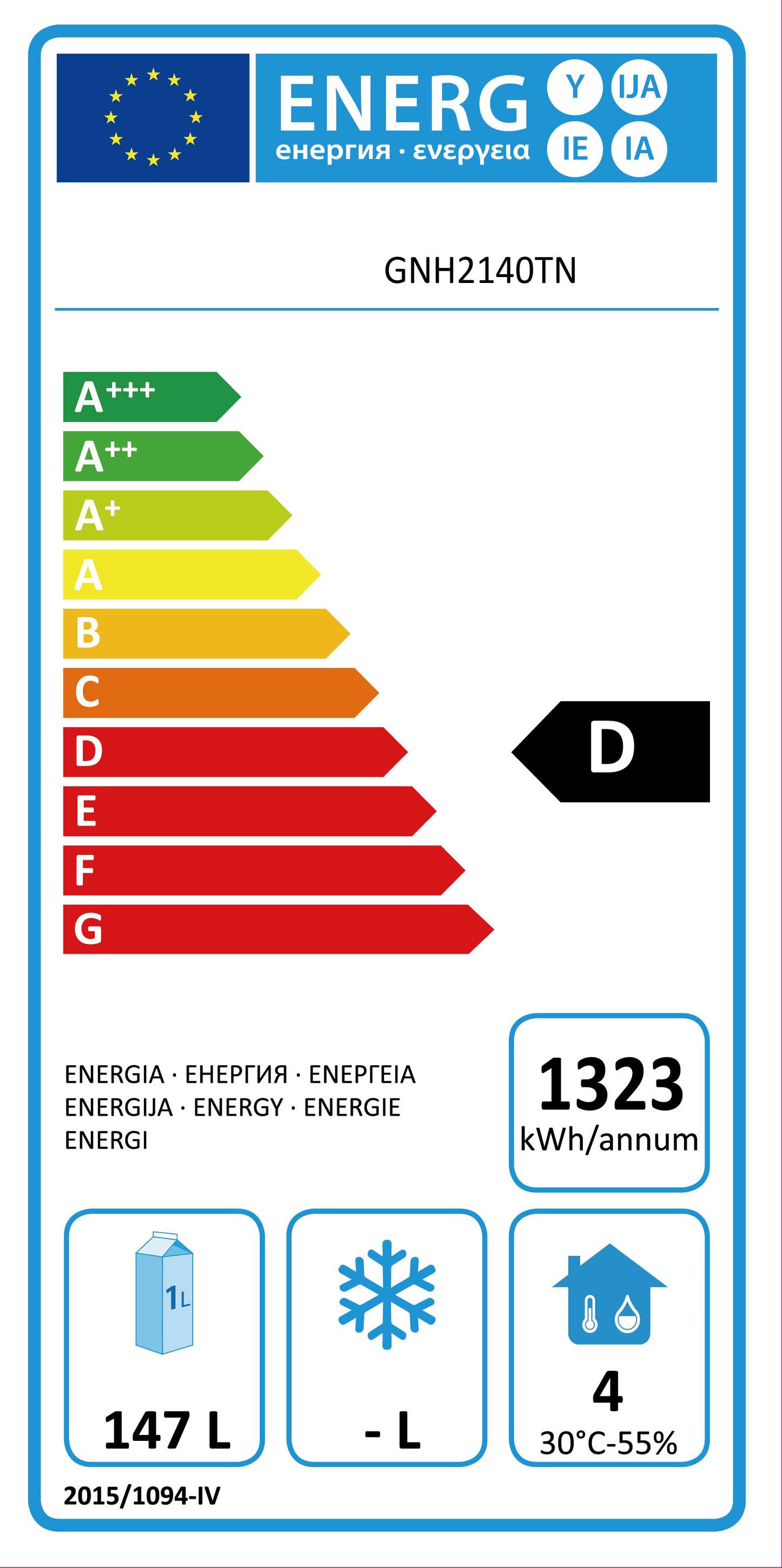 Table réfrigérante ECO 0/4 - GN 1/1