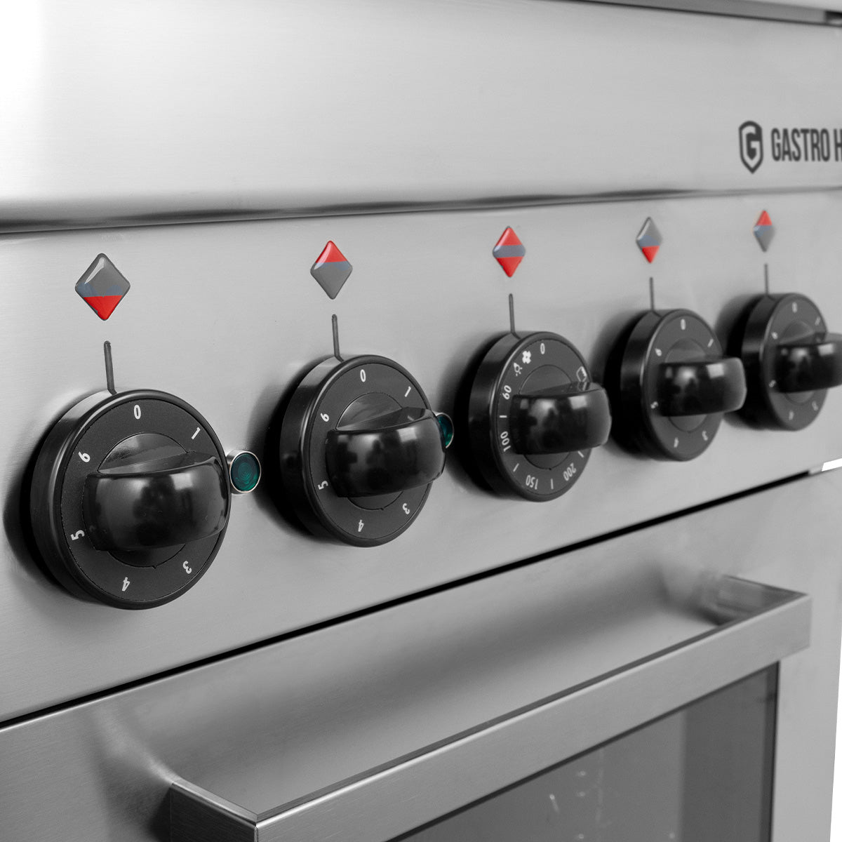 Elektroherd Serie 66 - 60/60 mit Elektrobackofen und Elektrogrill