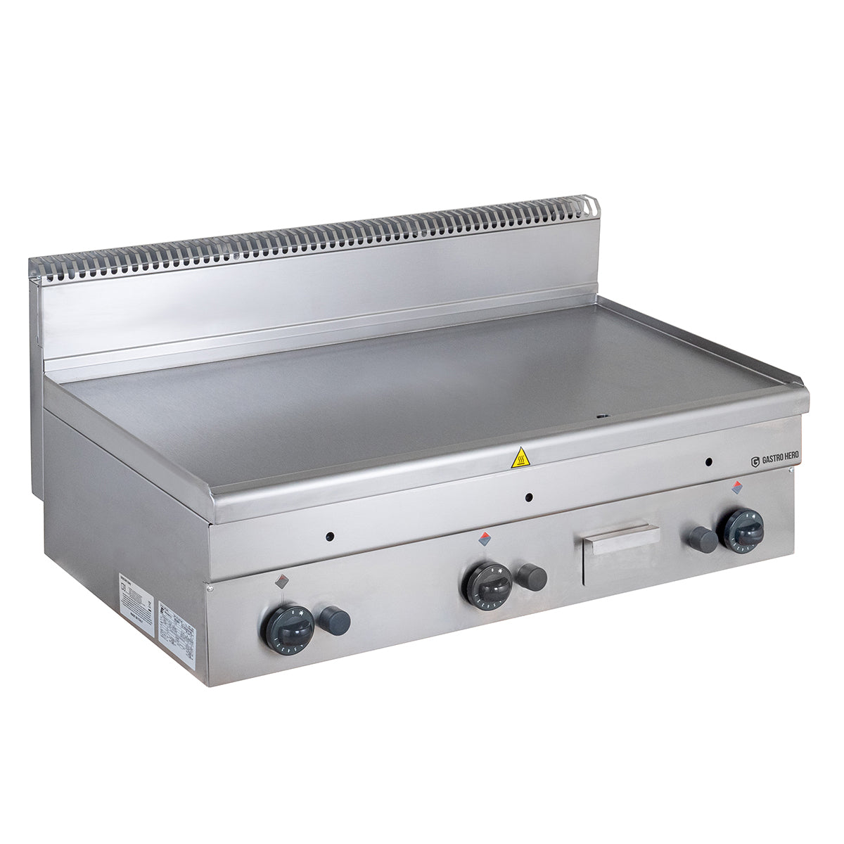 Gas-Grillplatte Serie 66 - 100/60 glatt Tischgerät