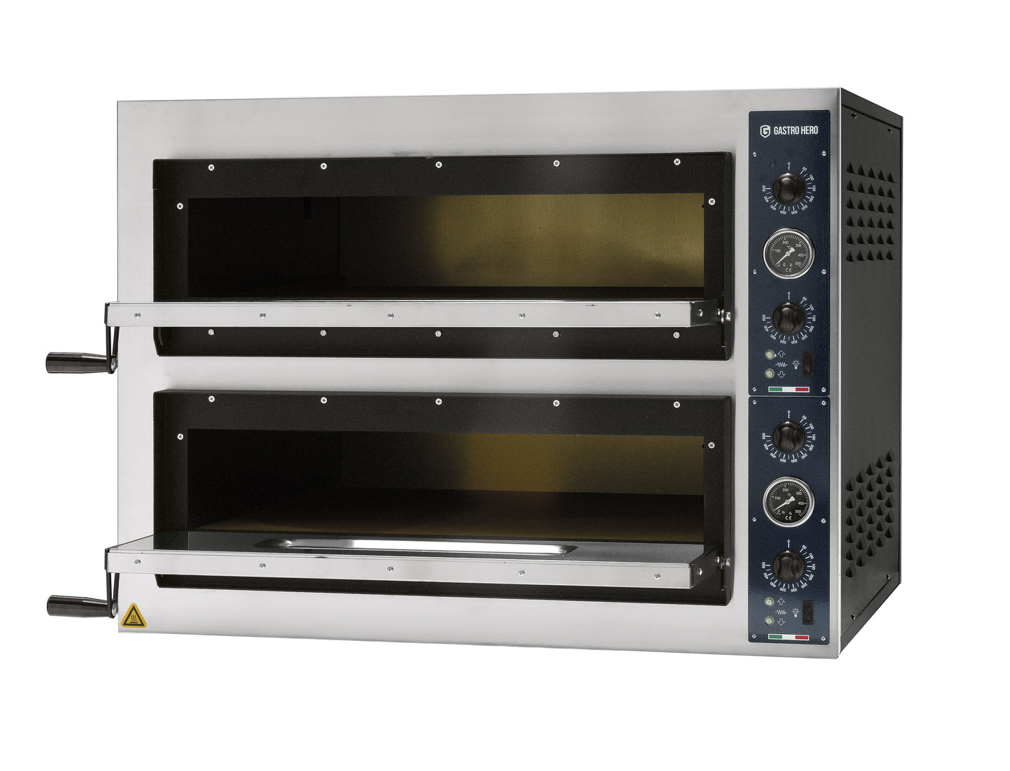 Pizzaofen PROFI PLUS 6+6x36 cm Vollschamott