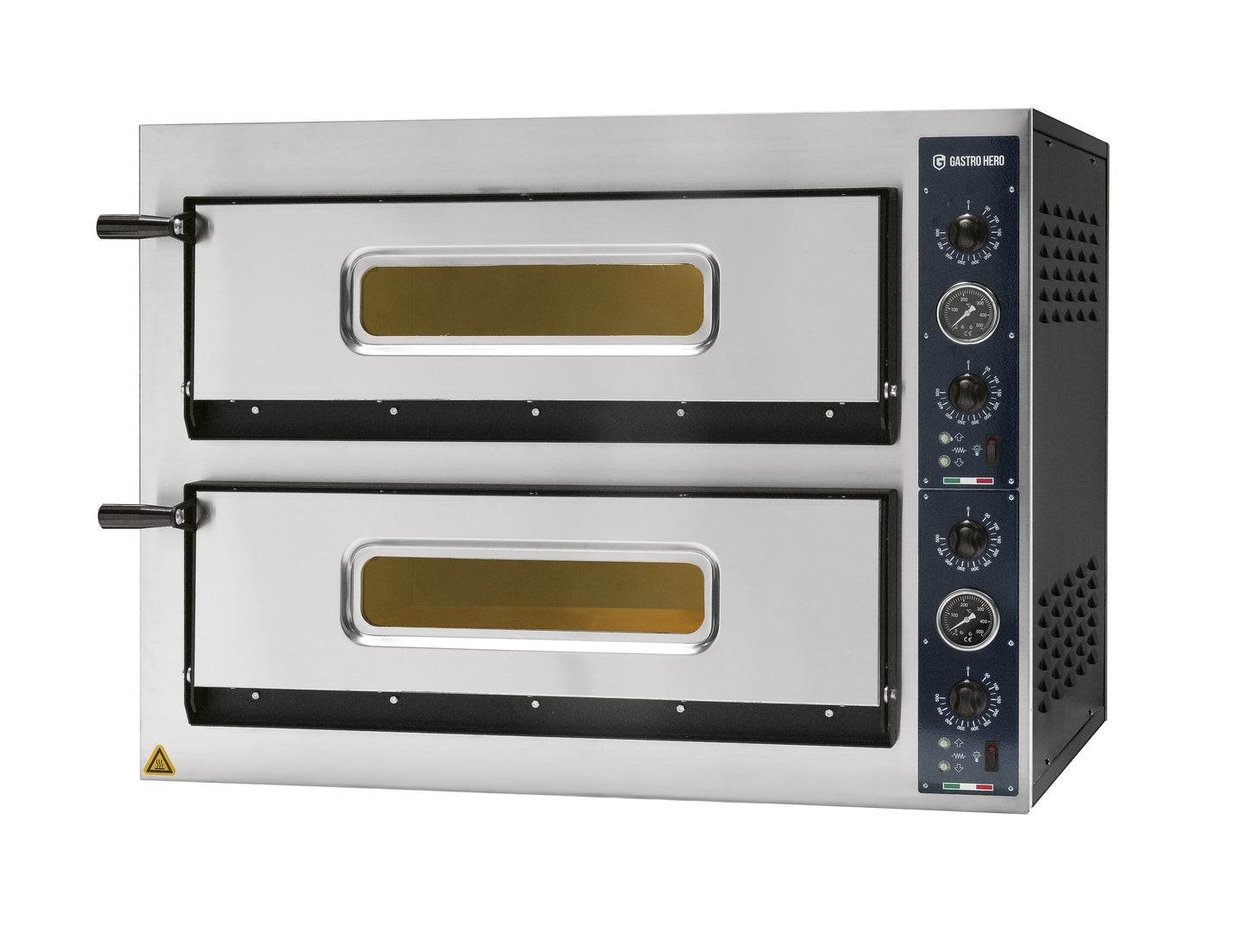 Pizzaofen PROFI PLUS 6+6x36 cm Vollschamott